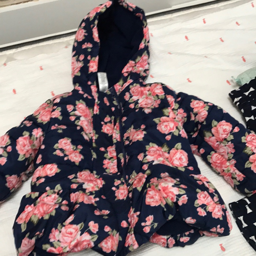 Girls puffer coat 24m